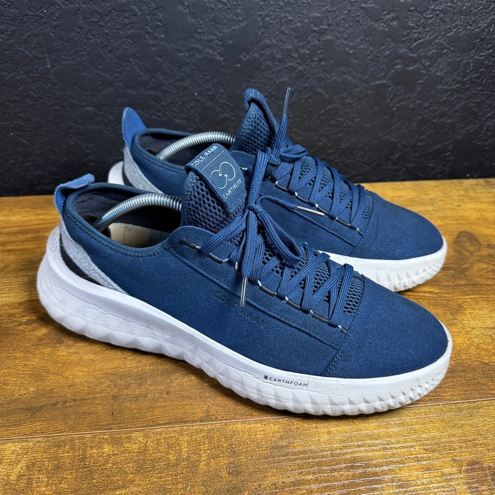 Cole Haan Generation ZEROGRAND Earthlite Navy Suede Oxford Sneaker Mens 11M